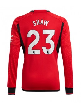 Manchester United Luke Shaw #23 Domaci Dres 2023-24 Dugim Rukavima